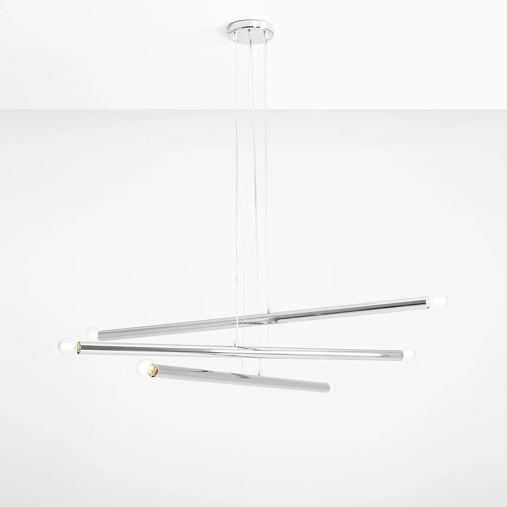 Aldex modern függeszték tubo króm ald1072k4