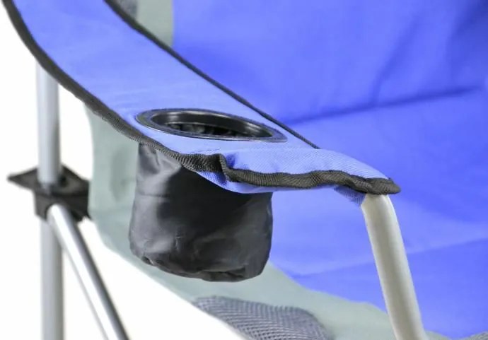 DIVERO Kempingszék Deluxe 2 db 600D kék