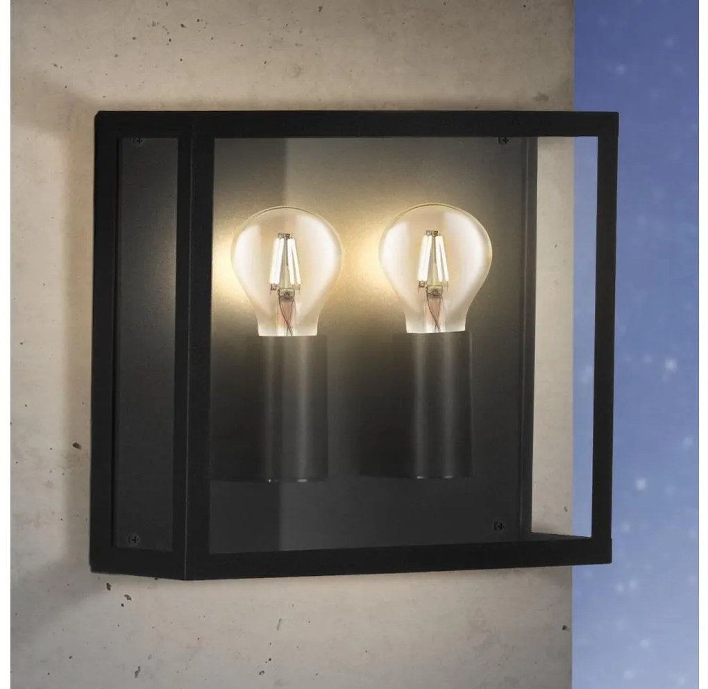 Eglo 900698 - Kültéri fali lámpa ALAMONTE 2xE27/40W/230V IP44