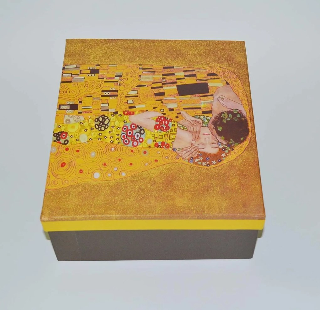 Klimt porcelán váza 19 cm A Csók