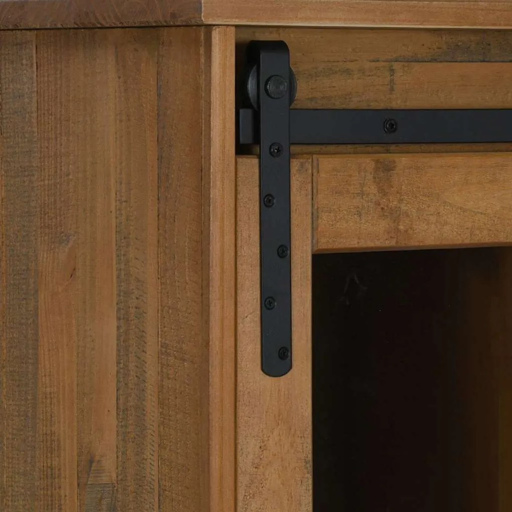 HALDEN tömör fa komód tolóajtós 80x40x80 cm