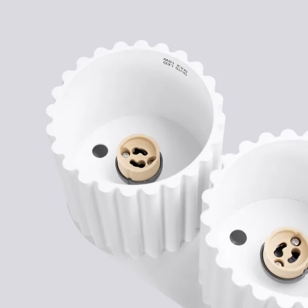 Sollux SL.1780 - AURA spotlámpa 2xGU10/10W/230V fehér