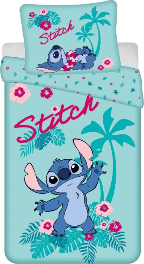 Disney Lilo és Stitch, A csillagkutya Hawaii ágyneműhuzat 140×200cm, 70×90 cm