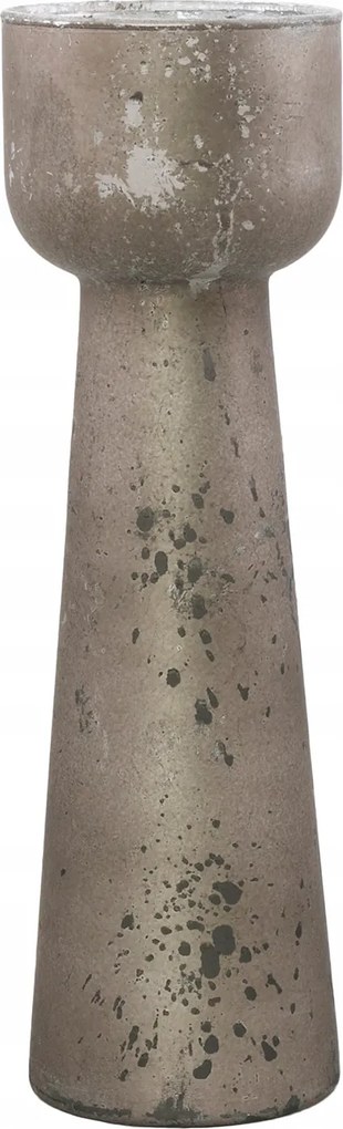 Üveg Váza kis csokorhoz szürke XL