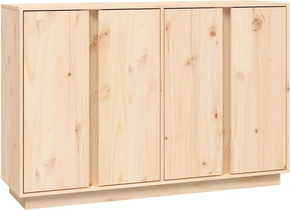 vidaXL tömör fenyőfa tálalószekrény 120x35x80 cm