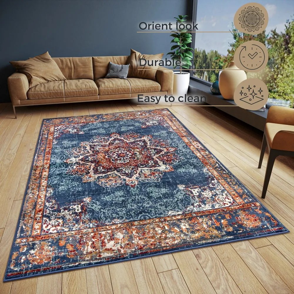 Sötétkék szőnyeg 120x170 cm Orient Maderno – Hanse Home