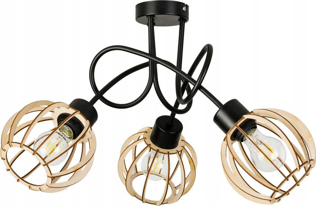 Mennyezeti Lámpa Függő CSillár Loft plafon Gömb 3