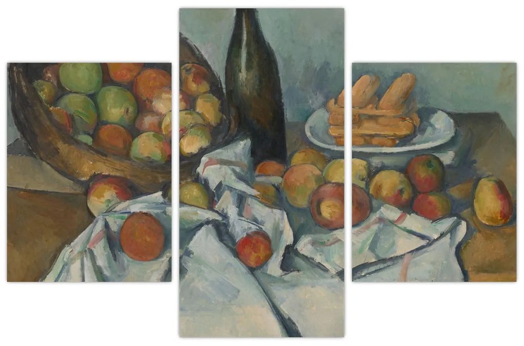 Kép - Paul Cezanne, The Basket of Apples, reprodukciók (90x60 cm)