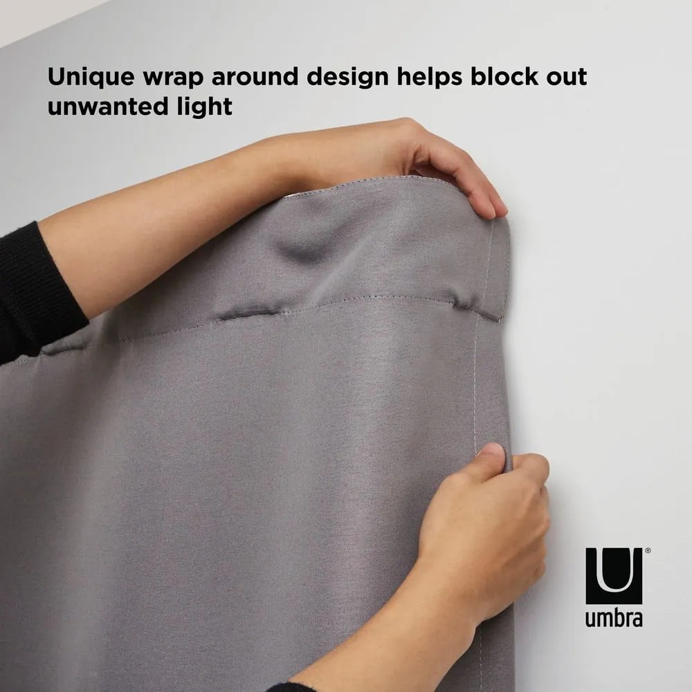 Acél bővíthető függönykarnis 122 - 224 cm Twilight – Umbra