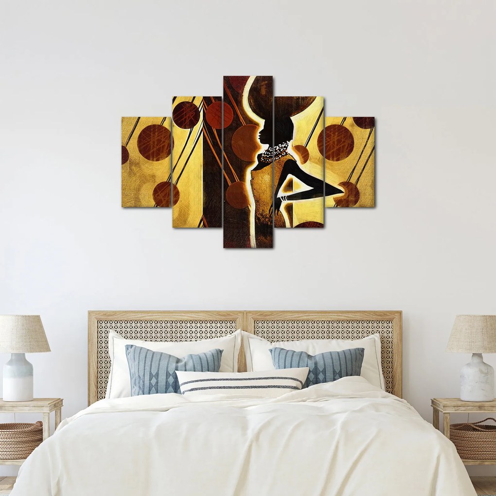 Egy ősi művészeti festmény képe (150x105 cm)