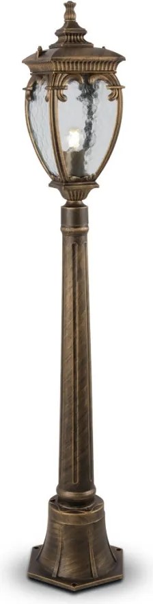 MAYTONI O414FL-01GB1 Klasszikus Kültéri Állólámpa Antik Bronz, Fekete, Arany E27 IP44
