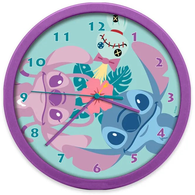 Disney Lilo és Stitch, A csillagkutya Island falióra 25 cm