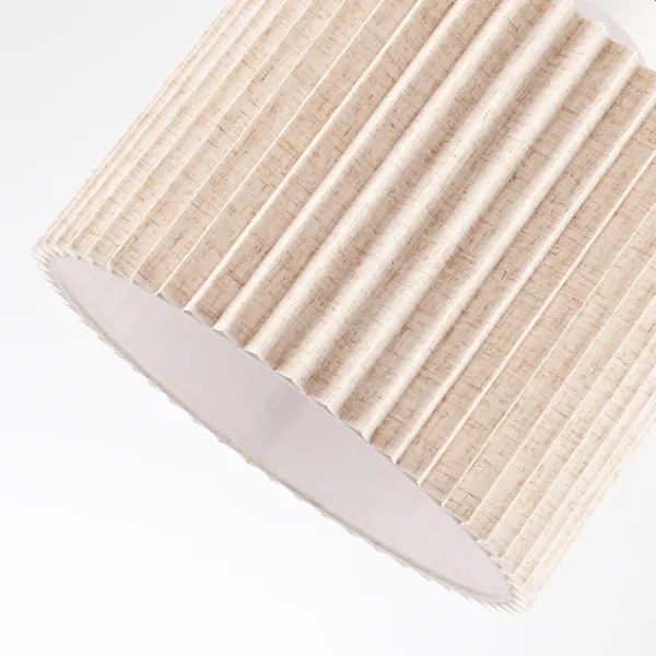 Brilagi - Felületre szerelhető csillár NORDIC WAVE 1xE27/15W/230V, átm. 32 cm, lenvászon/fehér