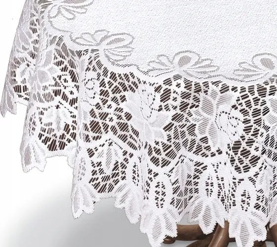 Abrosz minta 20254 átm. 100cm kör k. fehér, vastag fonal Hímzés S.a.