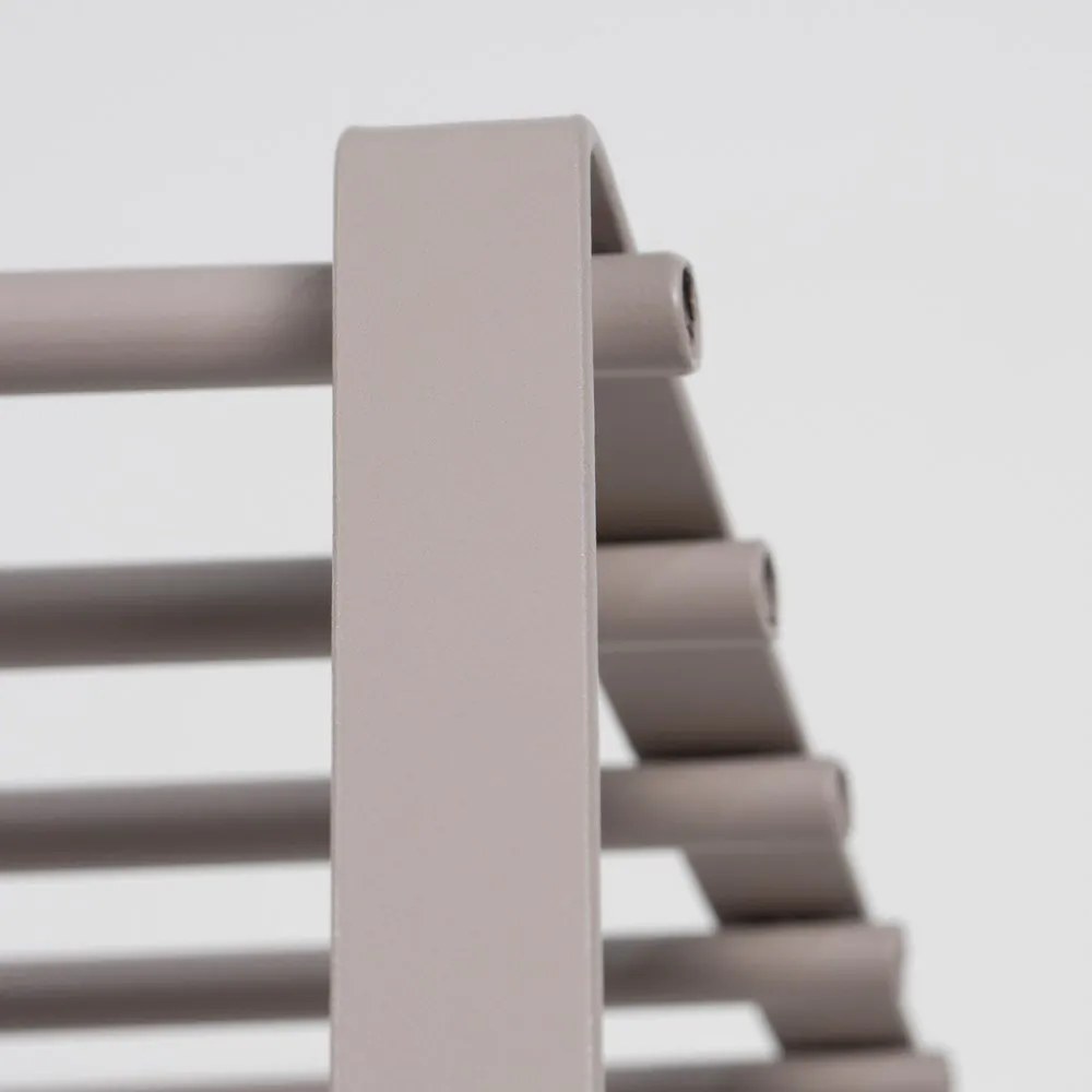 Szürke-bézs fém fali fogas polccal Rex – Spinder Design