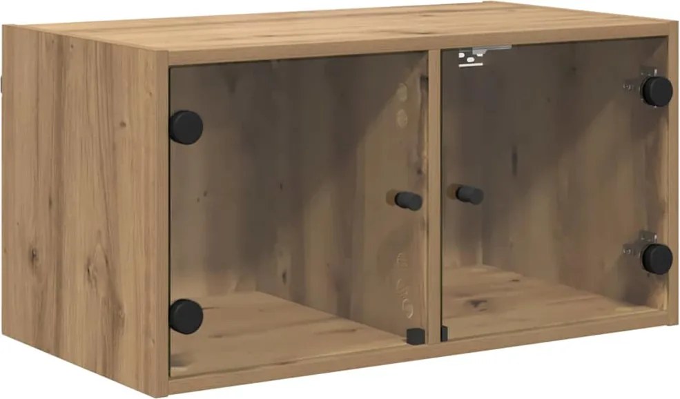vidaXL Fali Szekrények 2 pcs Artisan tölgy 68 x 37 x 35 cm Faanyag