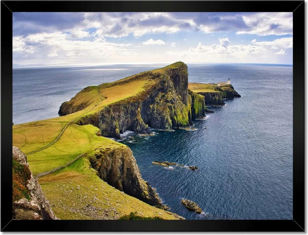 Poszterek keretben 40x30 Világítótorony Tengerparti kilátás Tenger Nyaralás