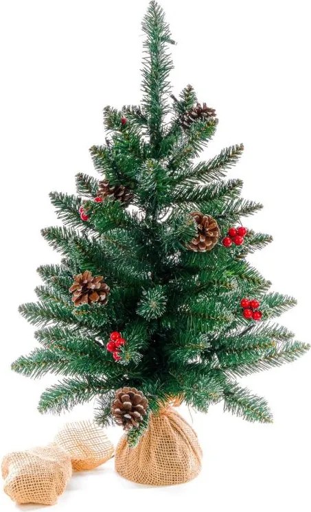 Karácsonyfa világítással NEXOS 30 LED - 60 cm