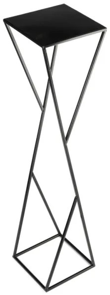 LOFT virágtartó állvány 100x23,5 cm fekete