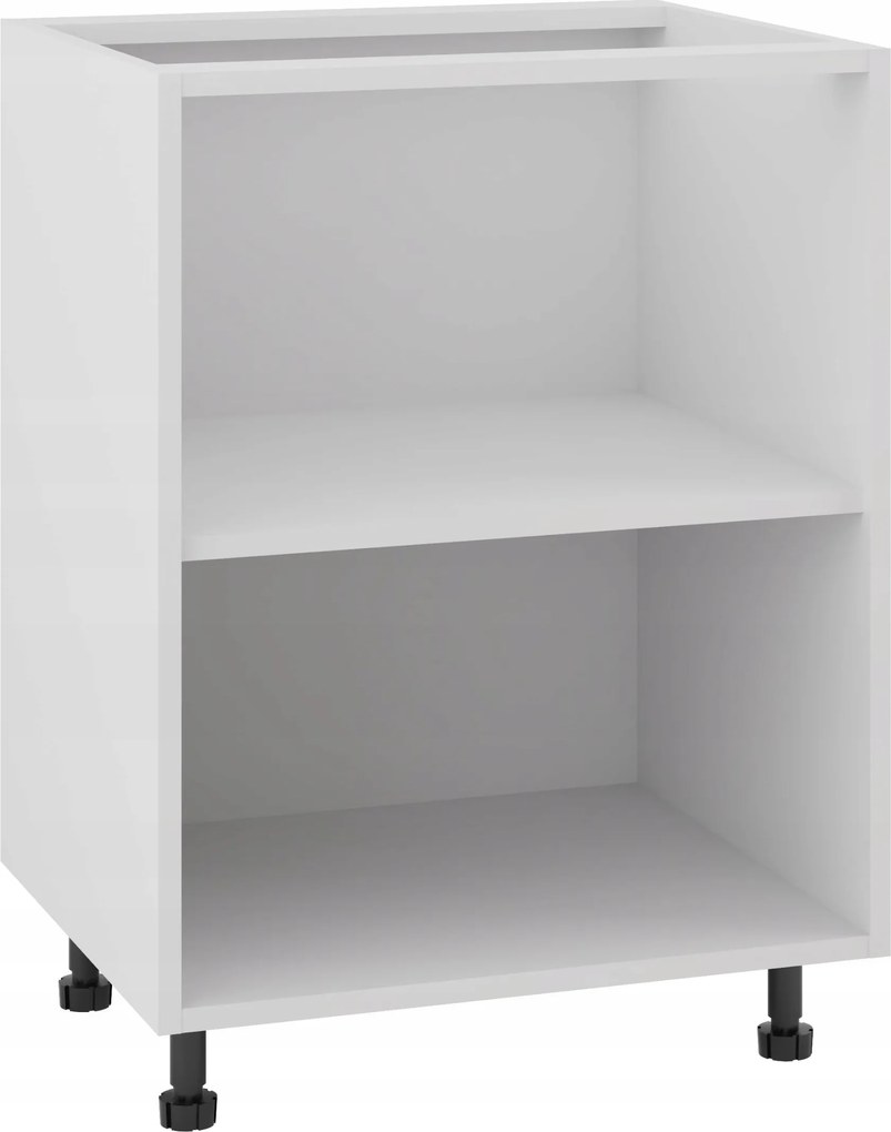 Korpusz fehér alsó konyhaszekrény 60/82 tartozékokkal