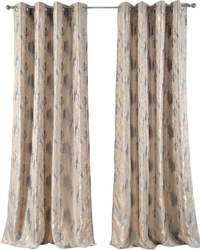 135/145 Fényes Jacquard Függöny 1 Db