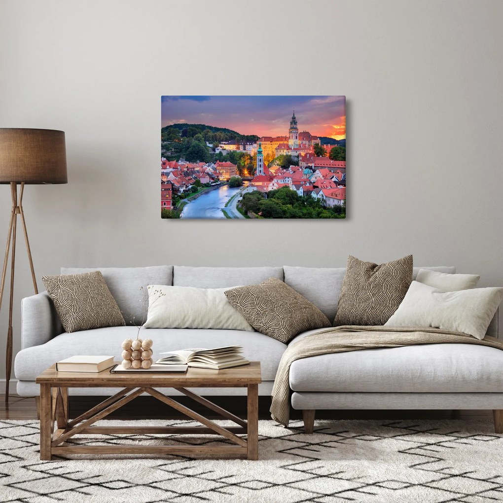 Kép - Český Krumlov (90x60 cm)