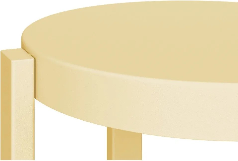 Sárga acél bárszék (ülésmagasság 75 cm) Doon – noo.ma