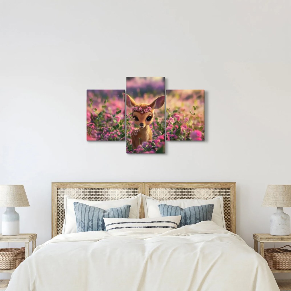 Kép - Aranyos őzike (90x60 cm)