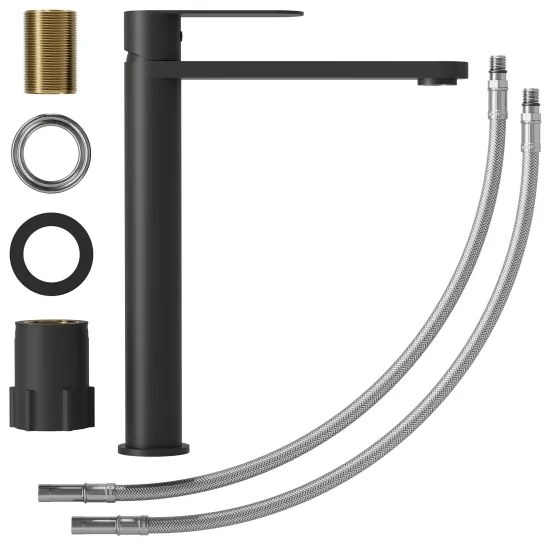 TARNBY mosdócsaptelep, 27,3 cm, matt fekete