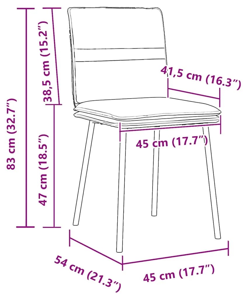 4 db rózsaszín bársony étkezőszék
