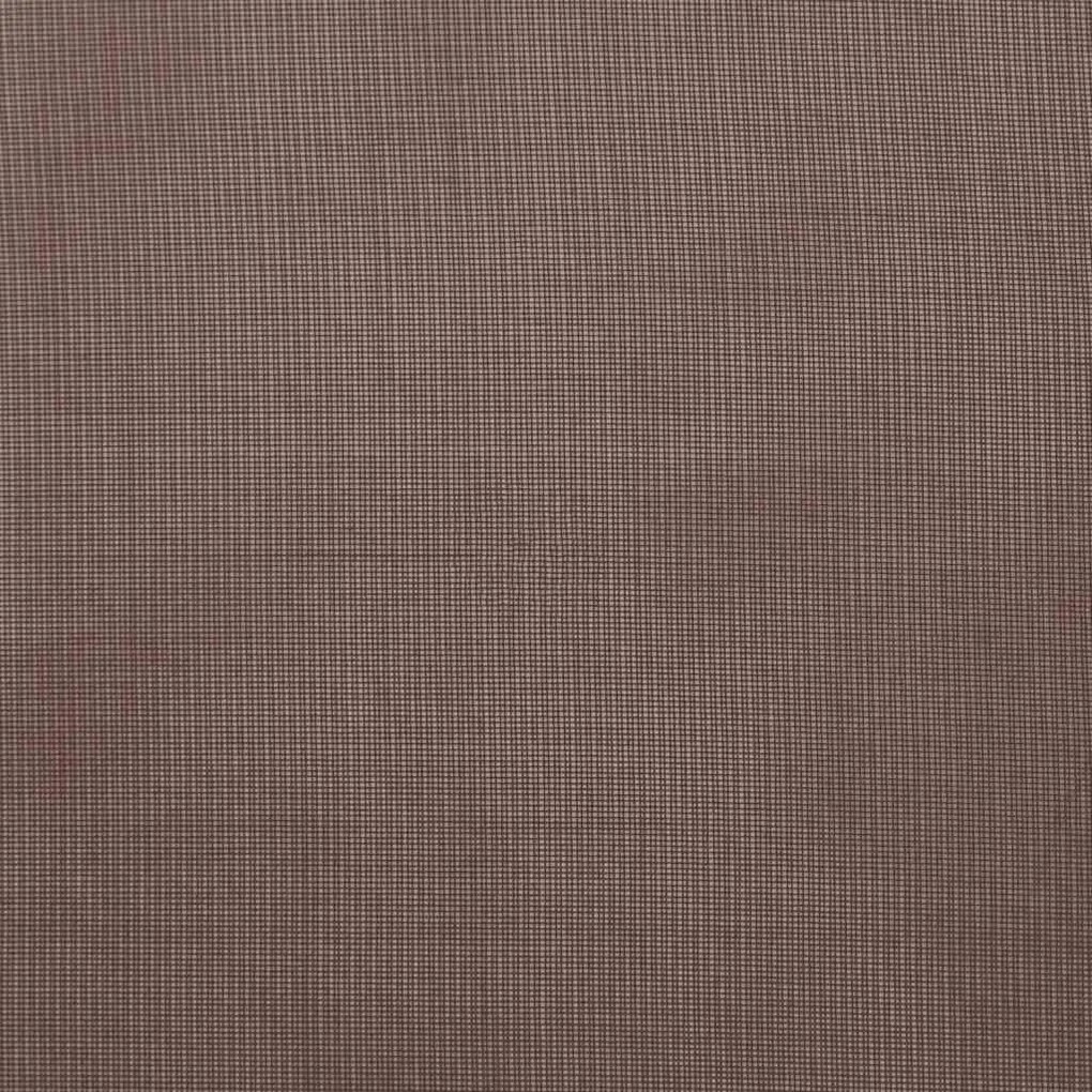 2 db barna fátyolfüggönyök rojtokkal 140x260 cm