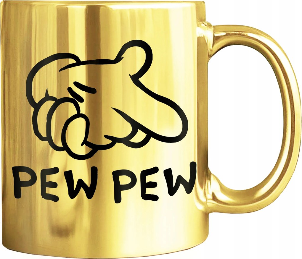 Arany Bögre Nyomott Mintával Vicces Bögre Nyomott Mintás Ajándék 330 ML