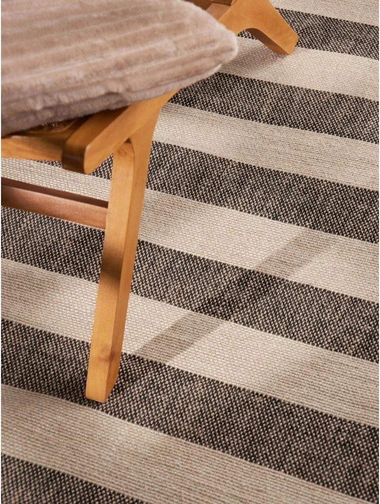 Fekete-krémszínű kétoldalas-kézi szövésű juta szőnyeg 200x300 cm Playa – Hanse Home