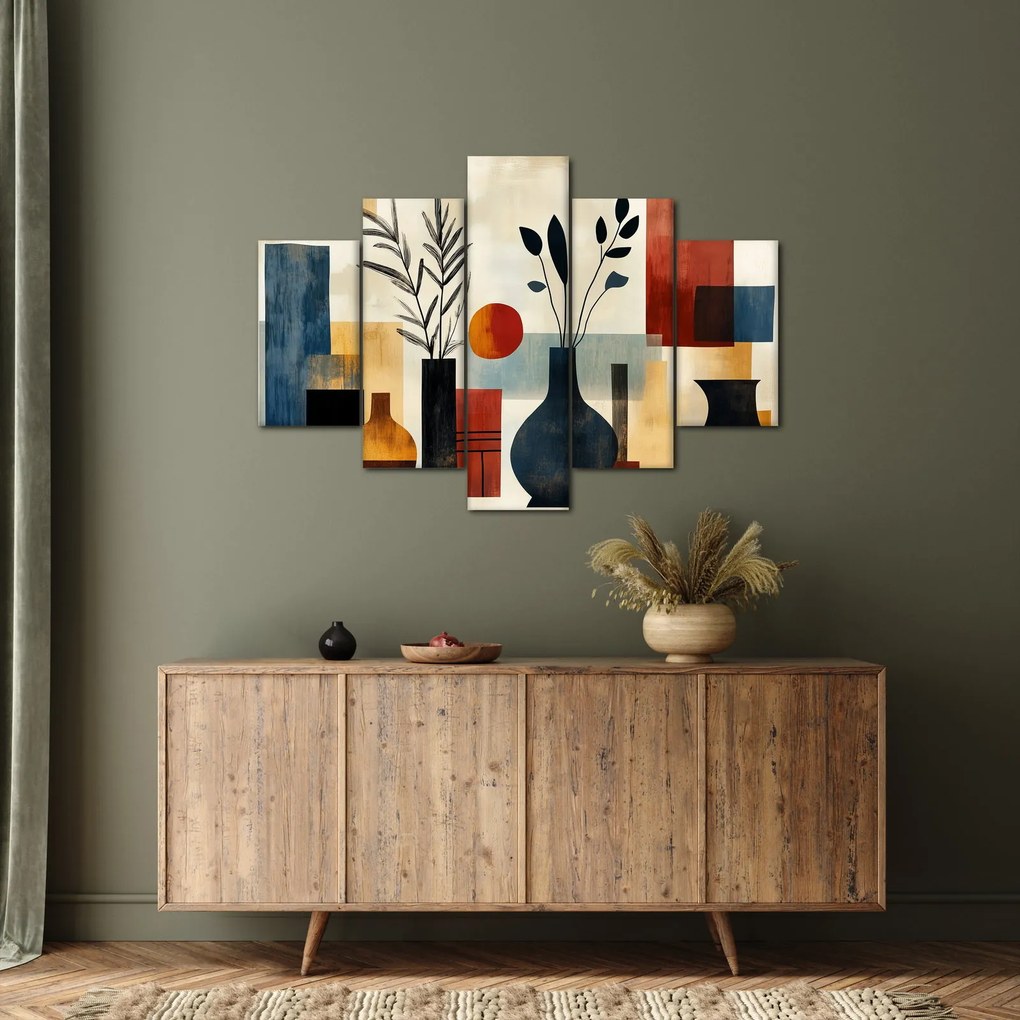 Kép - Kubista vázák (150x105 cm)