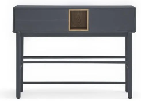 Sötétszürke konzolasztal 35x120 cm Corvo - Teulat