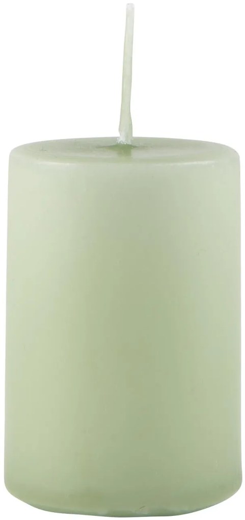 IB Laursen Zöld oszlopgyertya LIGHT GREEN 6cm