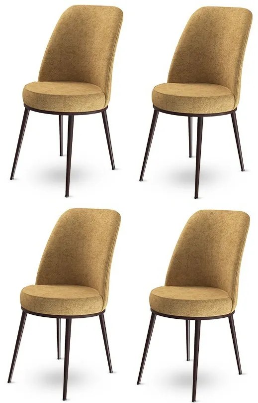 Dexa Cappuccino és Brown étkezőszék szett, 2 db, 4 db