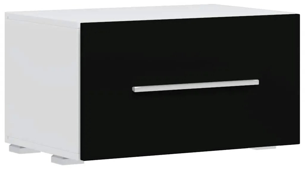 5 részes fali TV állvány szett fekete LED világítással