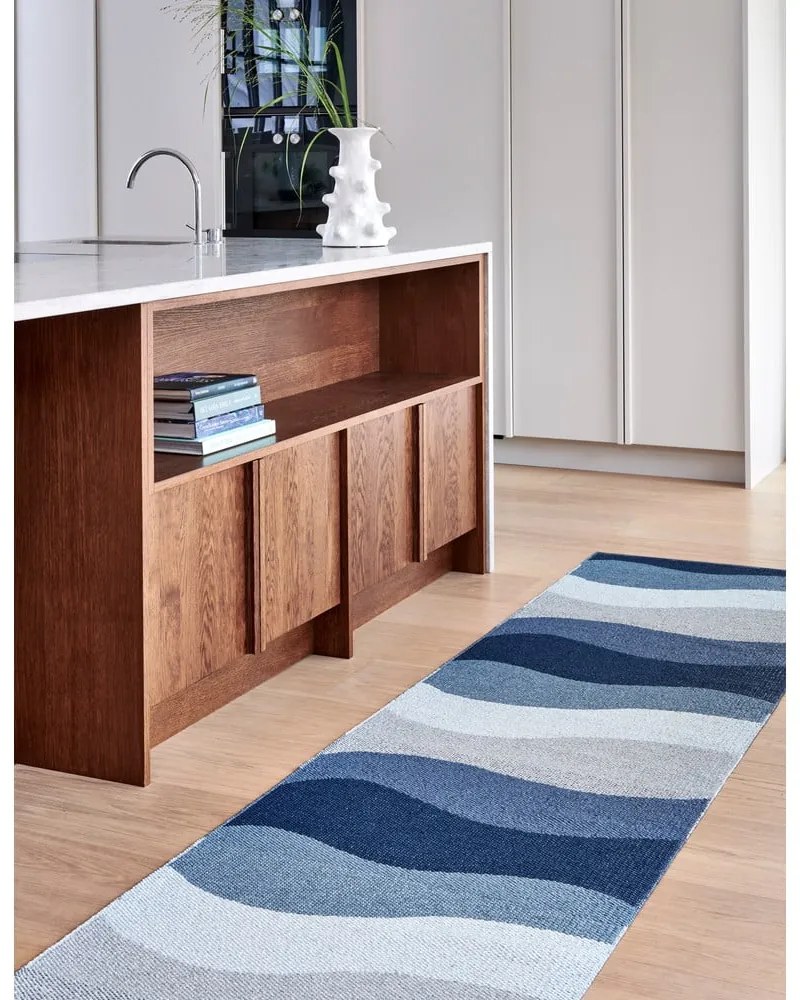 Kék kültéri-beltéri szőnyeg 70x100 cm Urvi Water – Pappelina