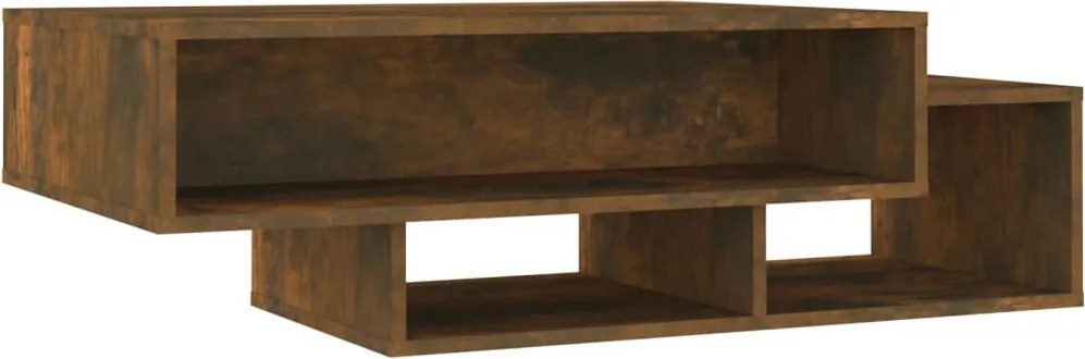 vidaXL füstös tölgy színű szerelt fa dohányzóasztal 105 x 55 x 32 cm