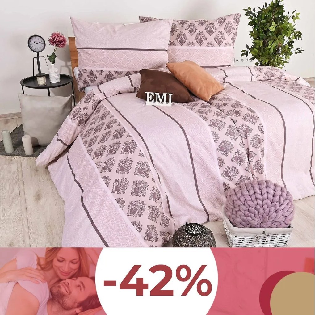 EMI Women pamut ágyneműhuzat: Standard egyszemélyes szett 1x (200x140) + 1x (90x70) cm