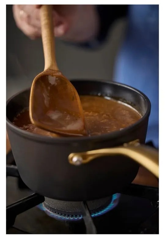 Indukciós tűzhelyhez alkalmas alumínium lábas fedővel, tapadásmentes felülettel 1,5 l – Holm