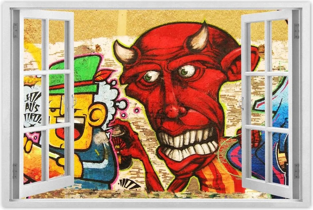 Plakátok 60x40 Fali graffiti