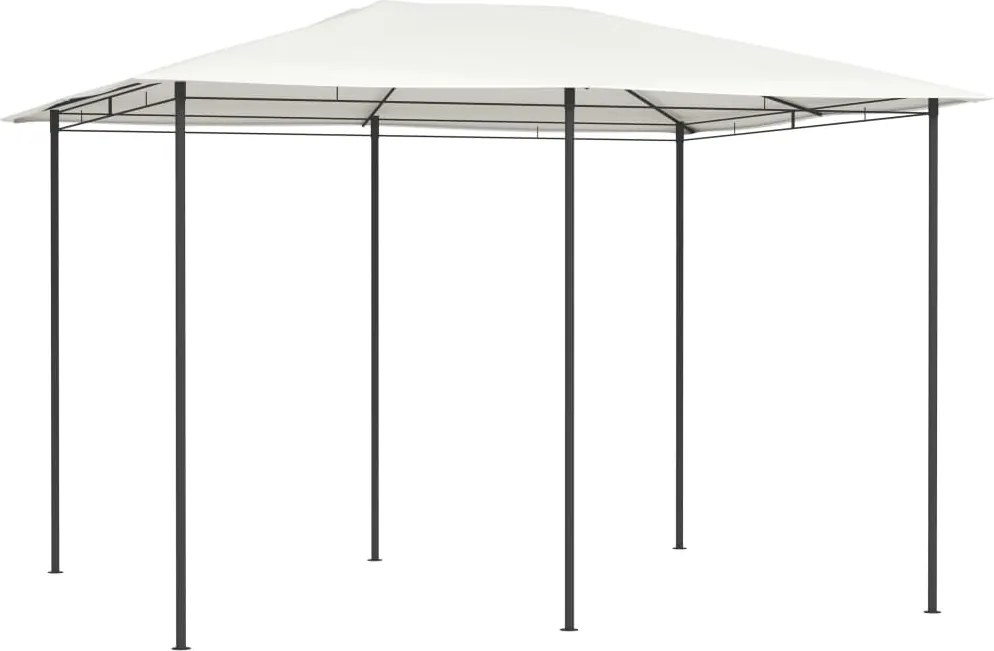 vidaXL krémszínű pavilon 3 x 4 x 2,6 m 160 g/m²