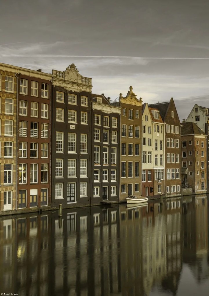 Poszter 21x29,7cm Házak a csatorna mentén, Assaf Frank