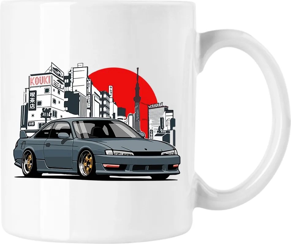 Autós Bögre Rajongóknak 3 Fehér 330ml