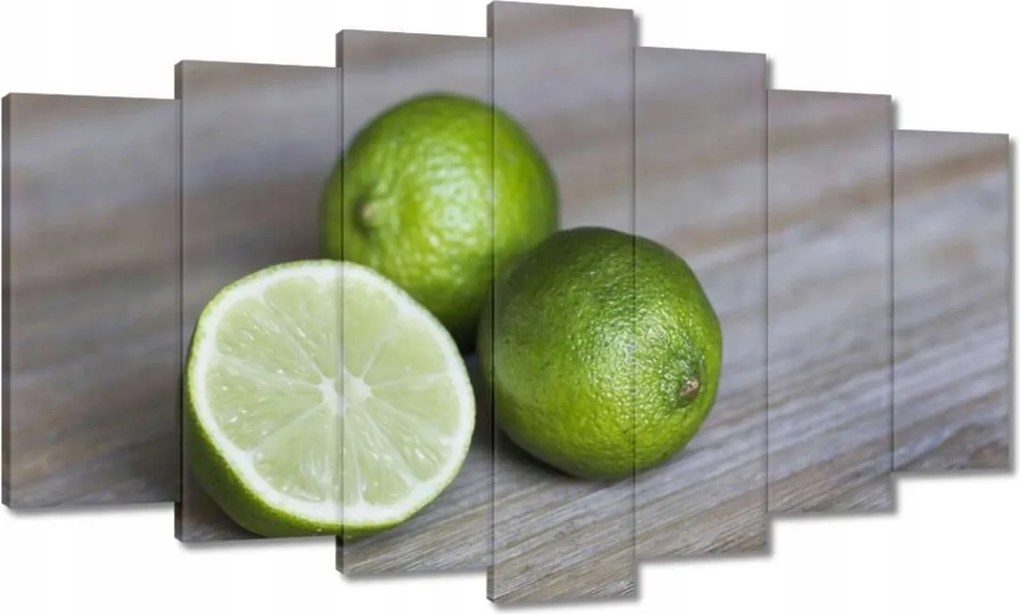 Vászonkép 140x80 Lime a deszkán