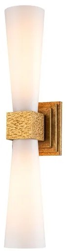 Elstead KRISTY-2WB-DG-OPAL-LED Fürdőszobai lámpatest KRISTY 2xG9/4W/230V IP44 rézszínű