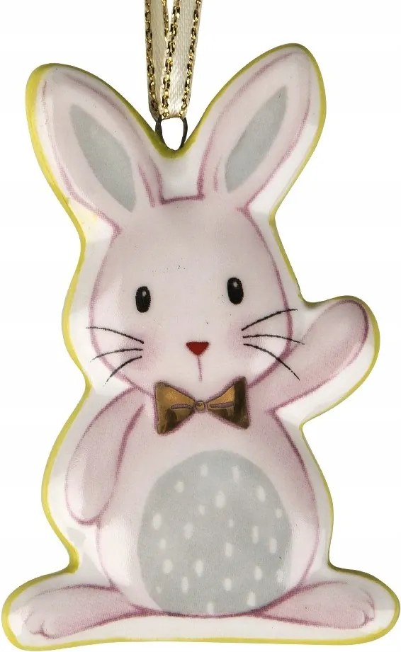 Nyuszi húsvéti kerámia medál