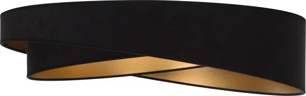 BRILAGI - Dimmelhető LED lámpa VELVET TWIST LED/36W/230V CCT Ø 65 cm WT fekete/arany + távirányító